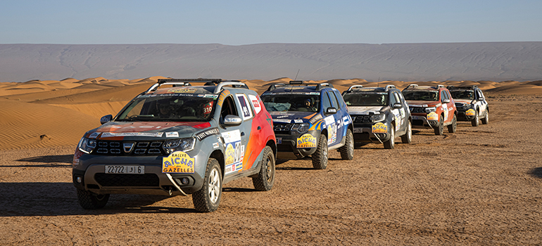 Rallye Aicha des Gazelles: Dacia Duster ist in der Wüste der Garant für Siege