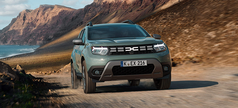 Dacia Farben und Materialien