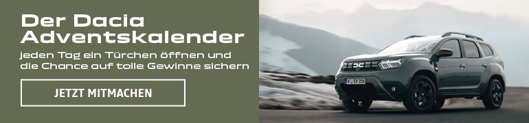 Dacia Adventskalender Banner