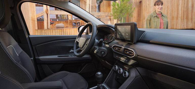 Der Innenraum des Sandero Stepway übezeugt mit einem tollen Ambiente