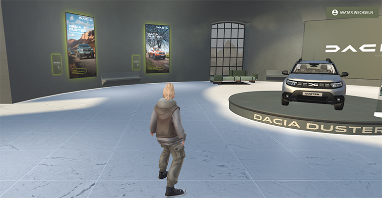 metaverse4 Dacia-Premiere im Metaverse: Entdecke den Duster in der virtuellen Realität
