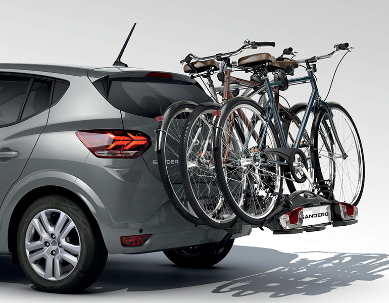sandero-zubehoer1 Zubehör für den Dacia Sandero: breite Auswahl an Fahrradträgern