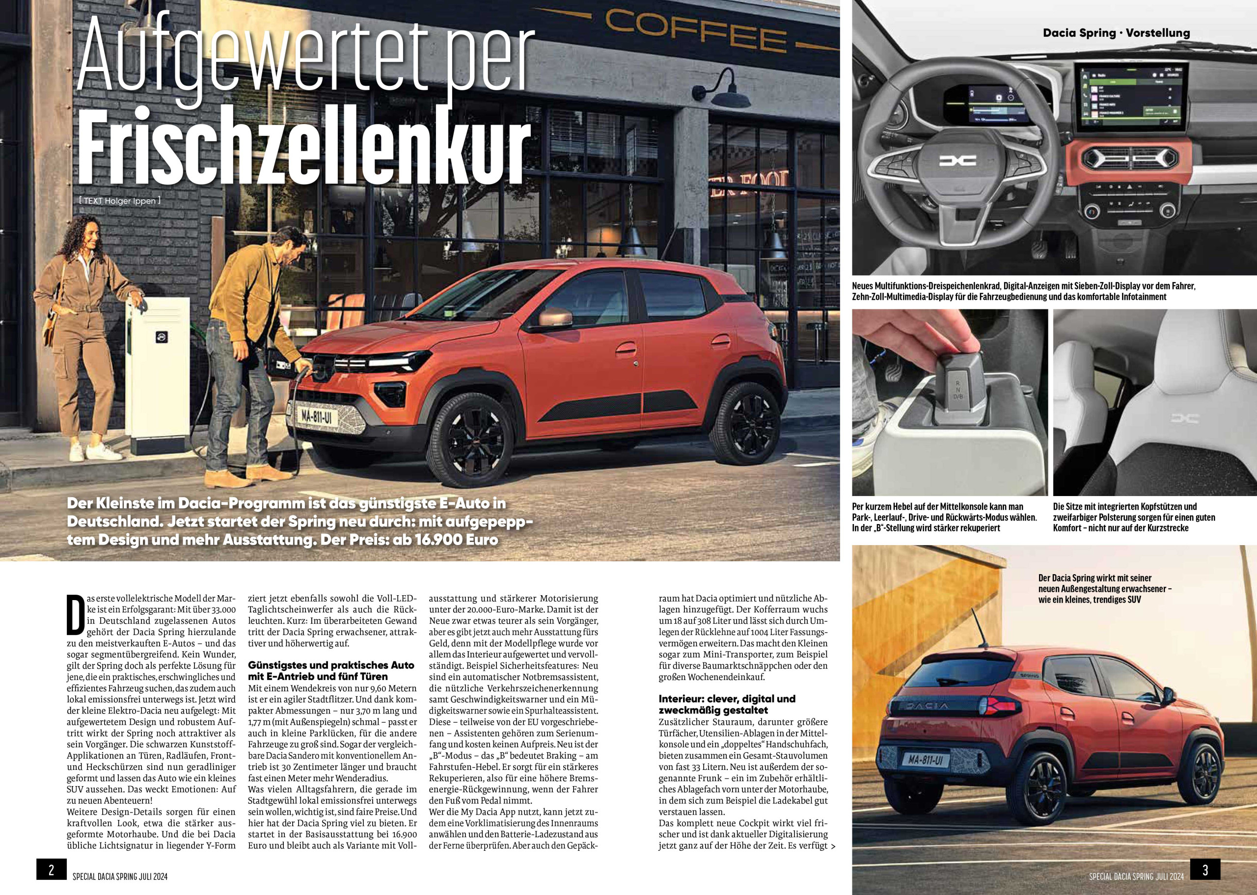 02AZ_Dacia_Megainsert_24_15-update-2 „Preisknaller“ Dacia Spring im Rampenlicht der Auto Zeitung