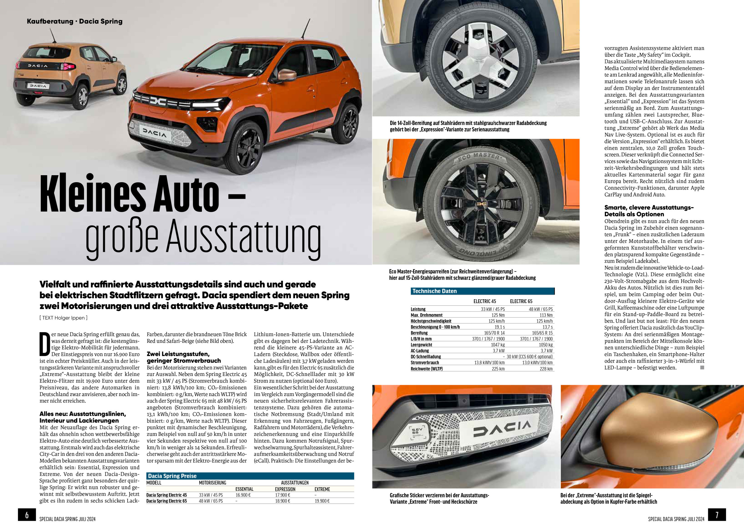 06AZ_Dacia_Megainsert_24_15-update-3 „Preisknaller“ Dacia Spring im Rampenlicht der Auto Zeitung