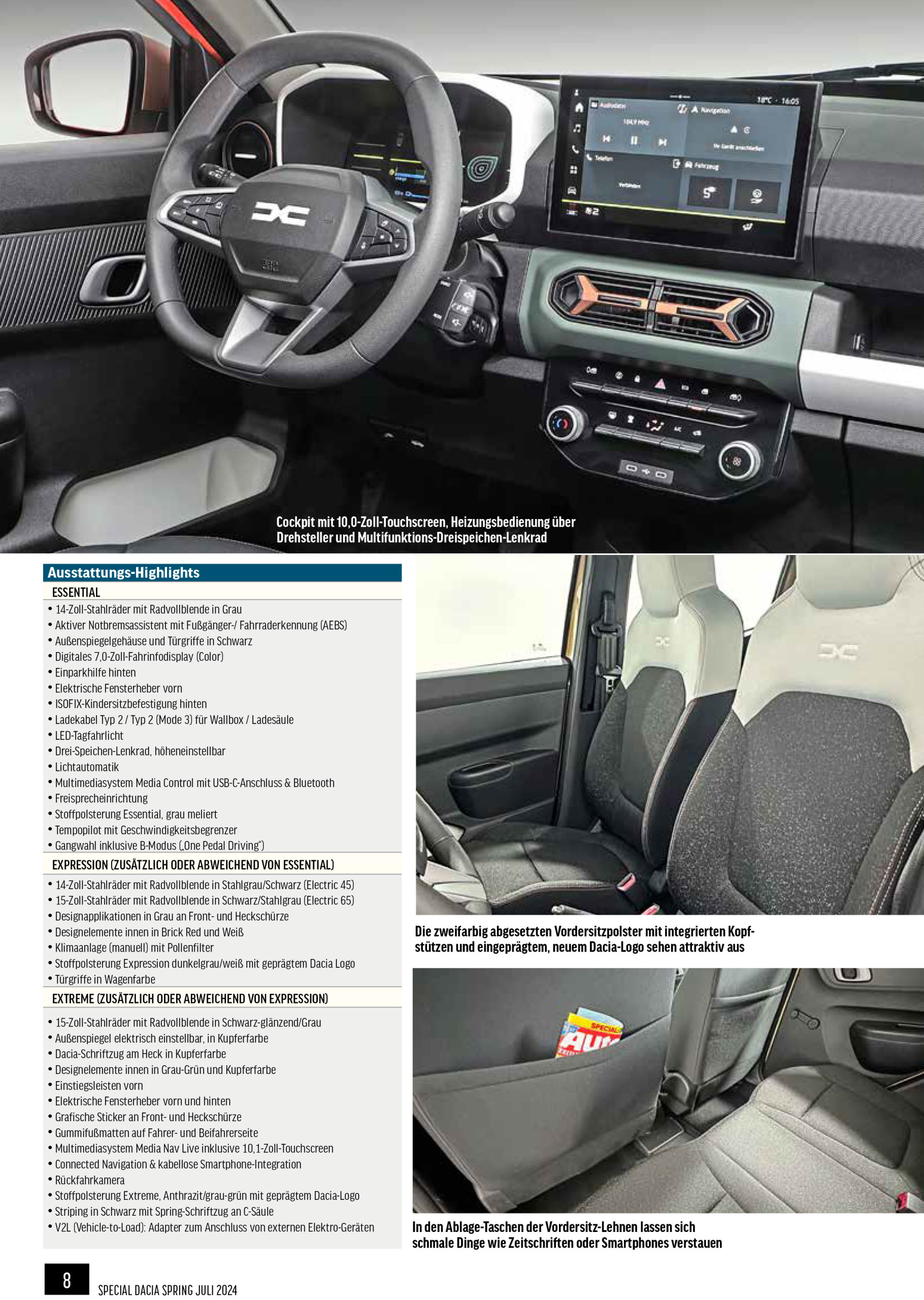 07AZ_Dacia_Megainsert_24_15-update-3 „Preisknaller“ Dacia Spring im Rampenlicht der Auto Zeitung