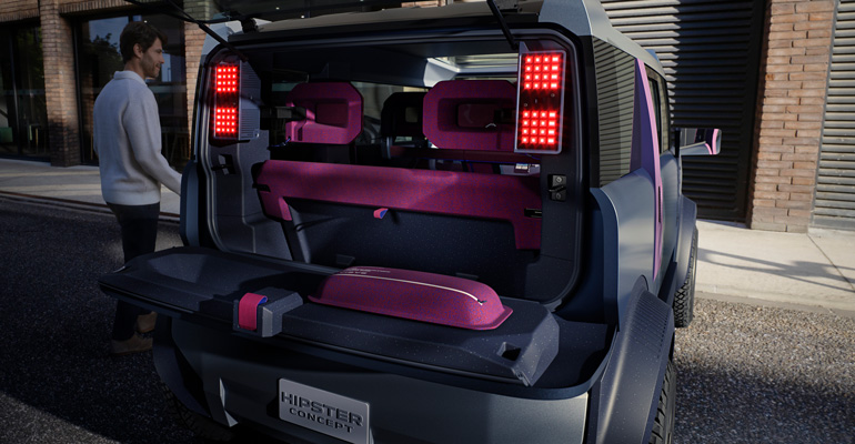 Dacia Hipster Concept Kofferraum